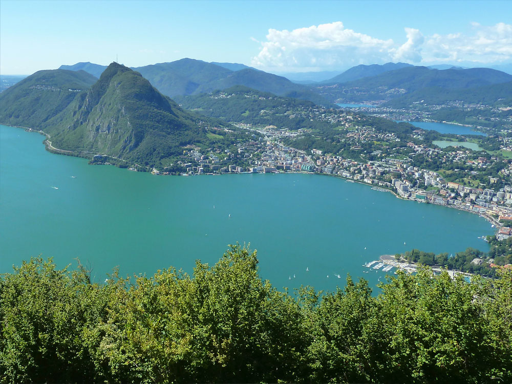 lugano dal monte brè